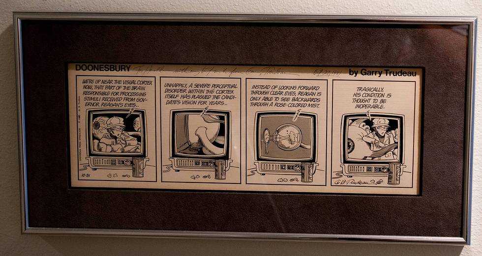Doonesbury daily strip by Garry Trudeau, Image 1.