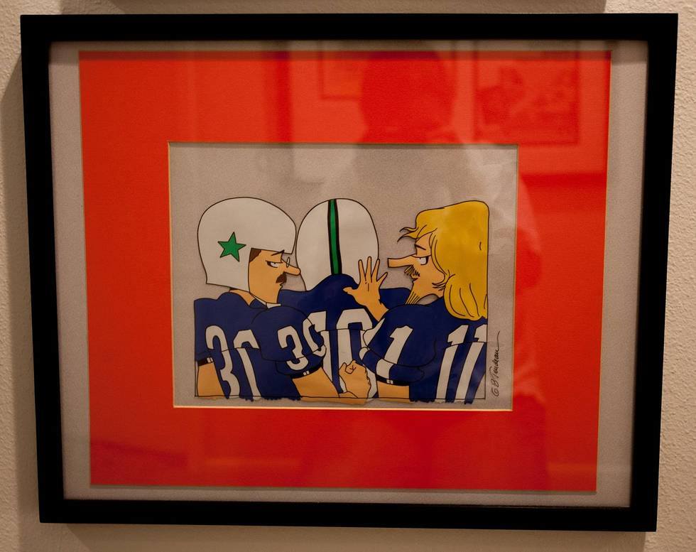 Zonker football cel by Garry Trudeau, Image 1.