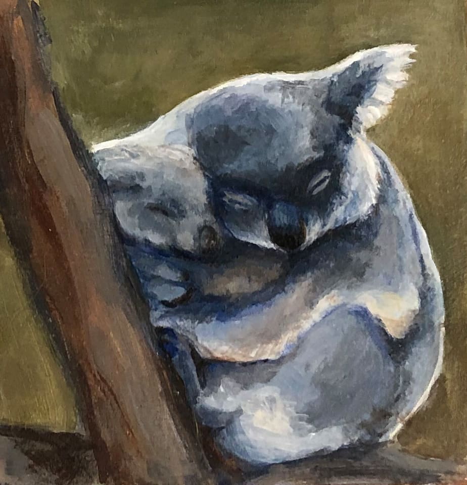 Koala Snuggle by Lovetta Reyes-Cairo 
