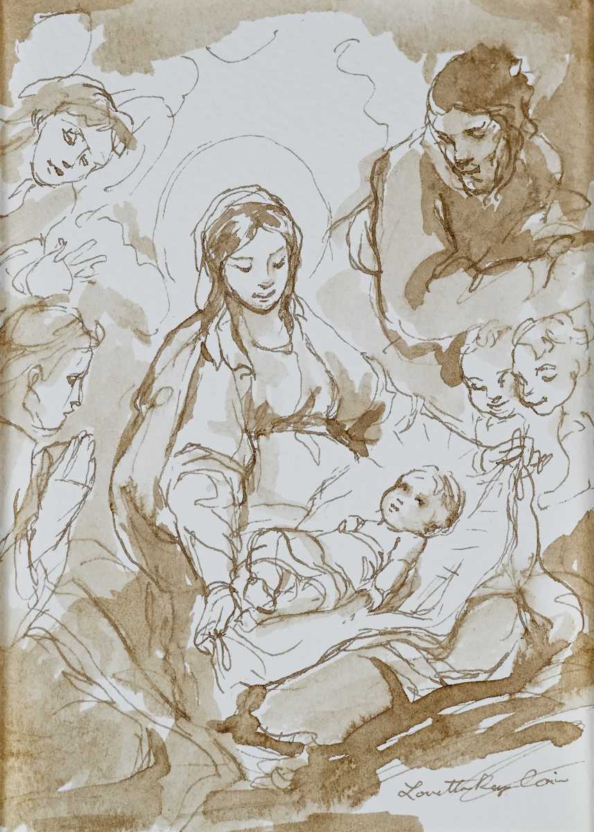 Presenting the Christ Child by Lovetta Reyes-Cairo 