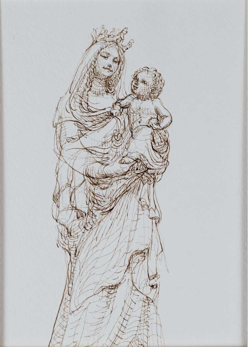 Queen Mary and Baby Jesus by Lovetta Reyes-Cairo 