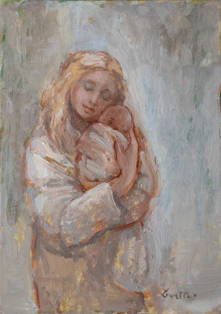 We Keep Each Other Warm by Lovetta Reyes-Cairo Fine Art, Image 1.