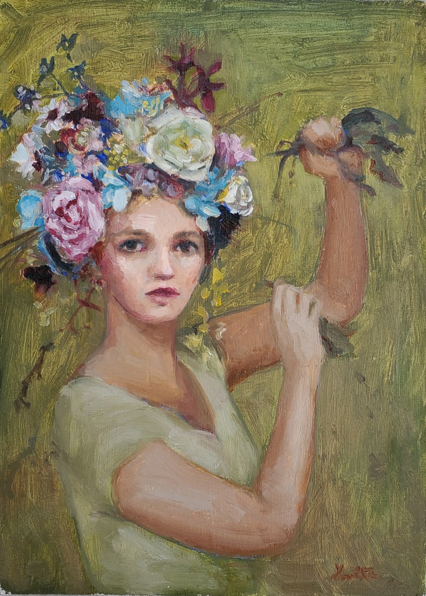 Weeding (Study) by Lovetta Reyes-Cairo 