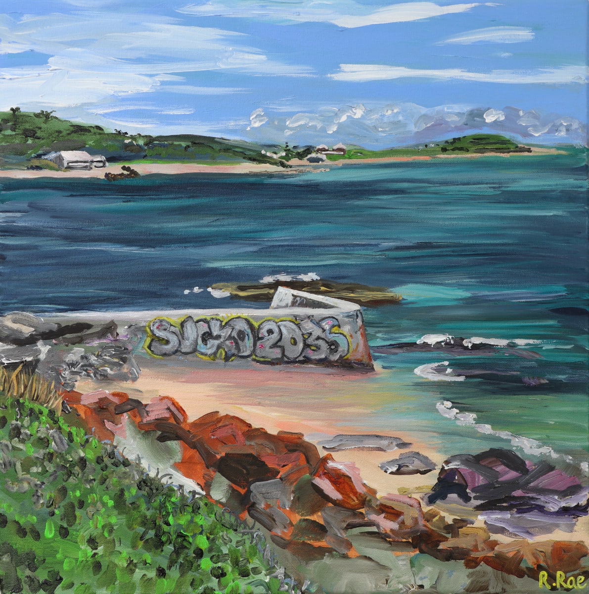 Bumbora Point - Botany Bay by Rachel Rae 
