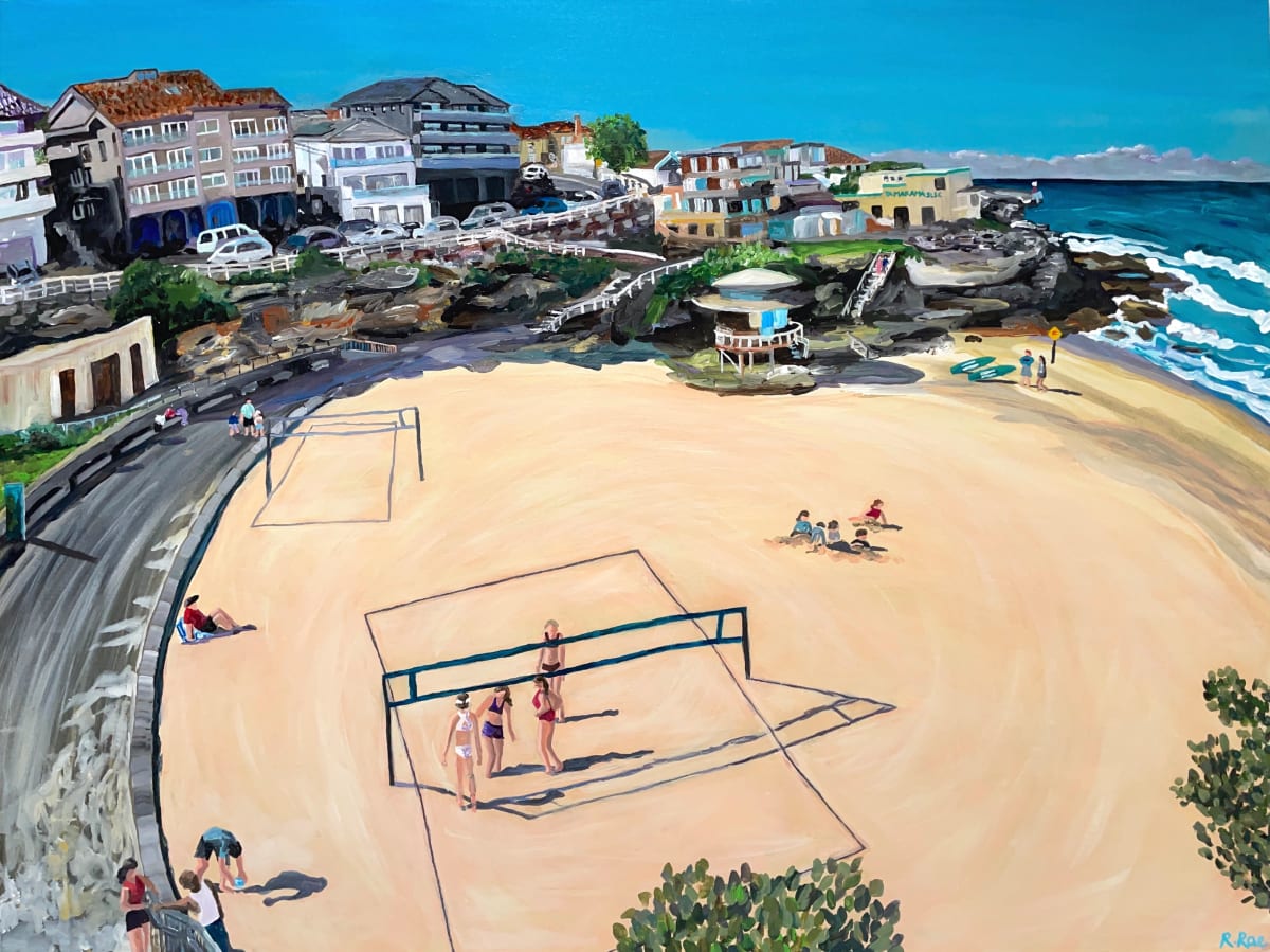 Tamarama Beach Volleyball by Rachel Rae 