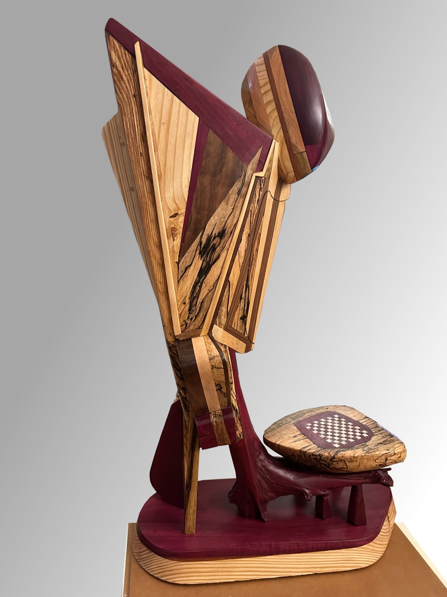 Purple Heart Wood Nymph Gamester by Charles Wright  Image: Purple Heart Wood Nymph Gamester 2