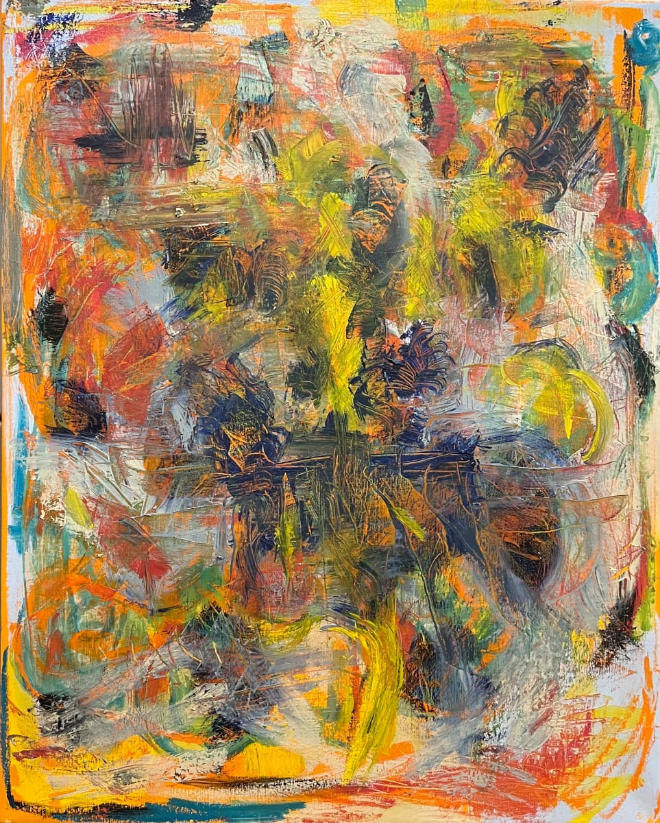 Abstract #23 by Henk Jonker  Image: Abstract - Oil pigment on Canvas.