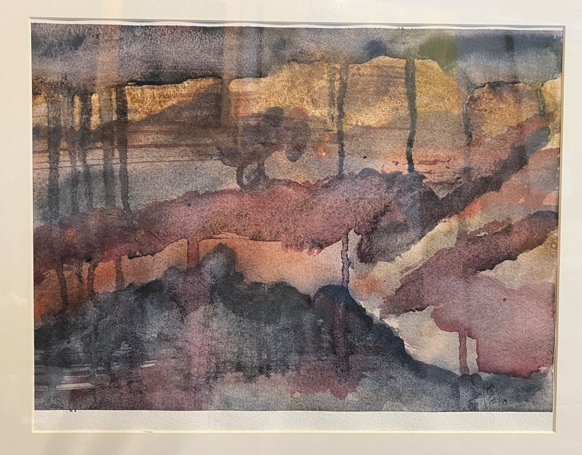 Blood Mountain by Henk Jonker  Image: Watercolor 