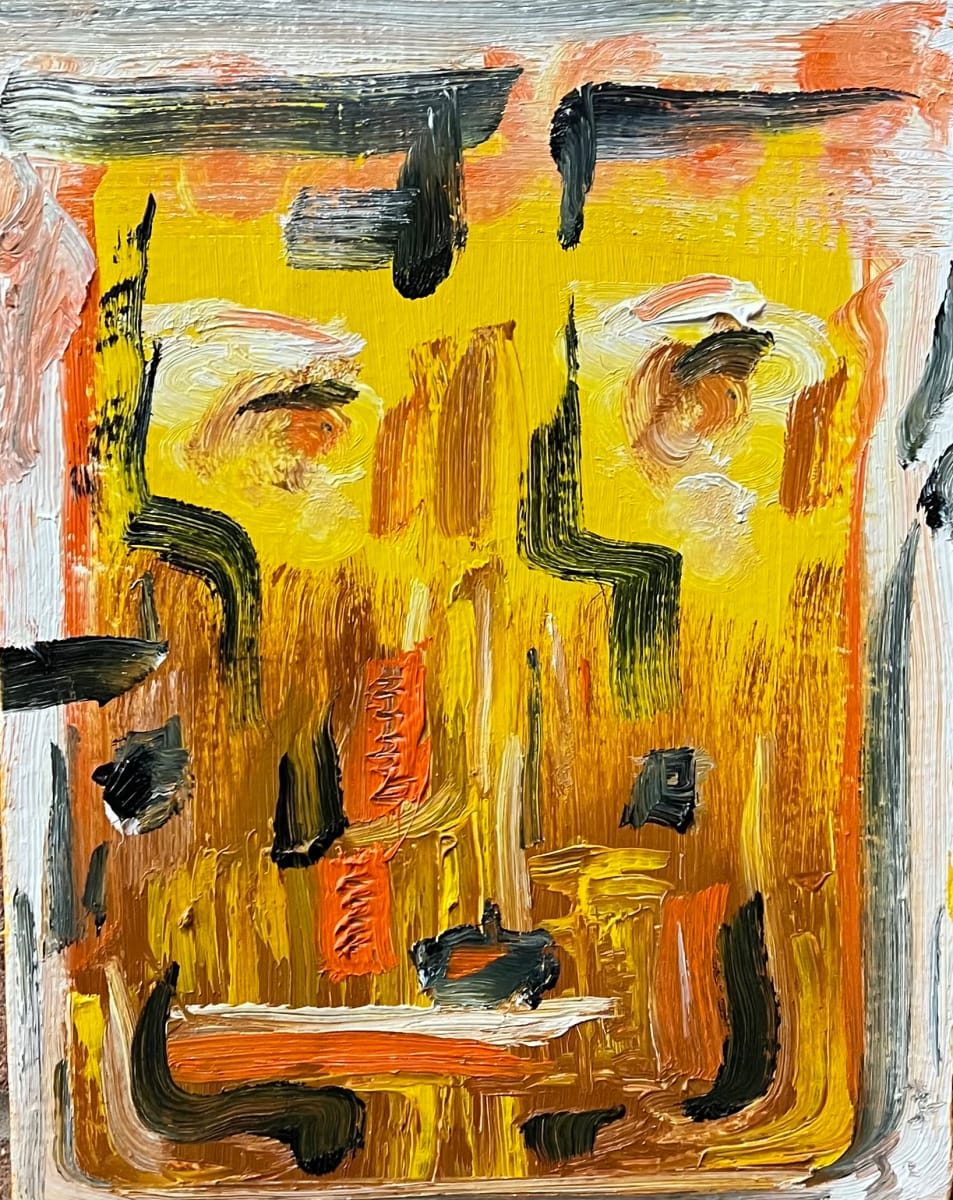 Mask by Henk Jonker  Image: The identity we portray - Oil on canvass