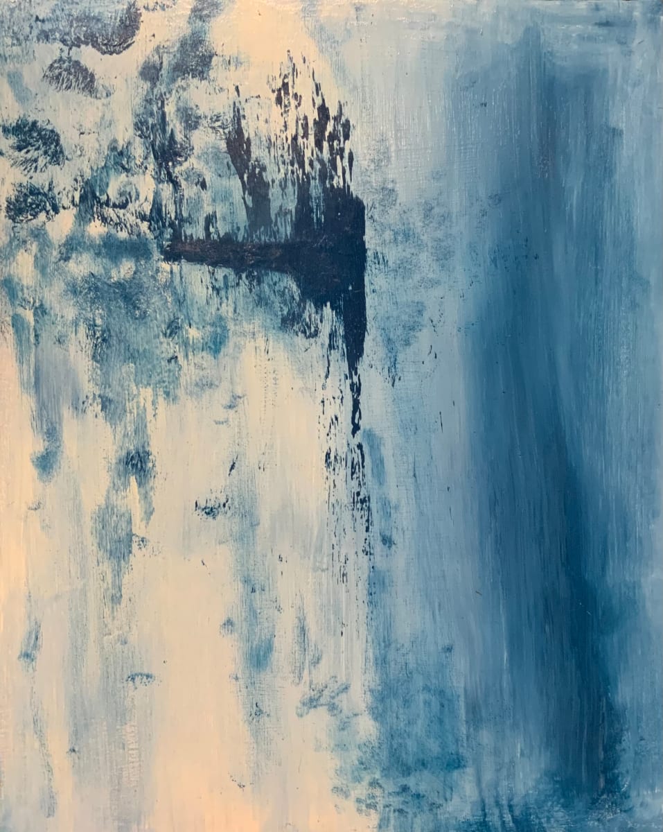 Dream 1974 by Henk Jonker  Image: A landscape I seem to recall - oil