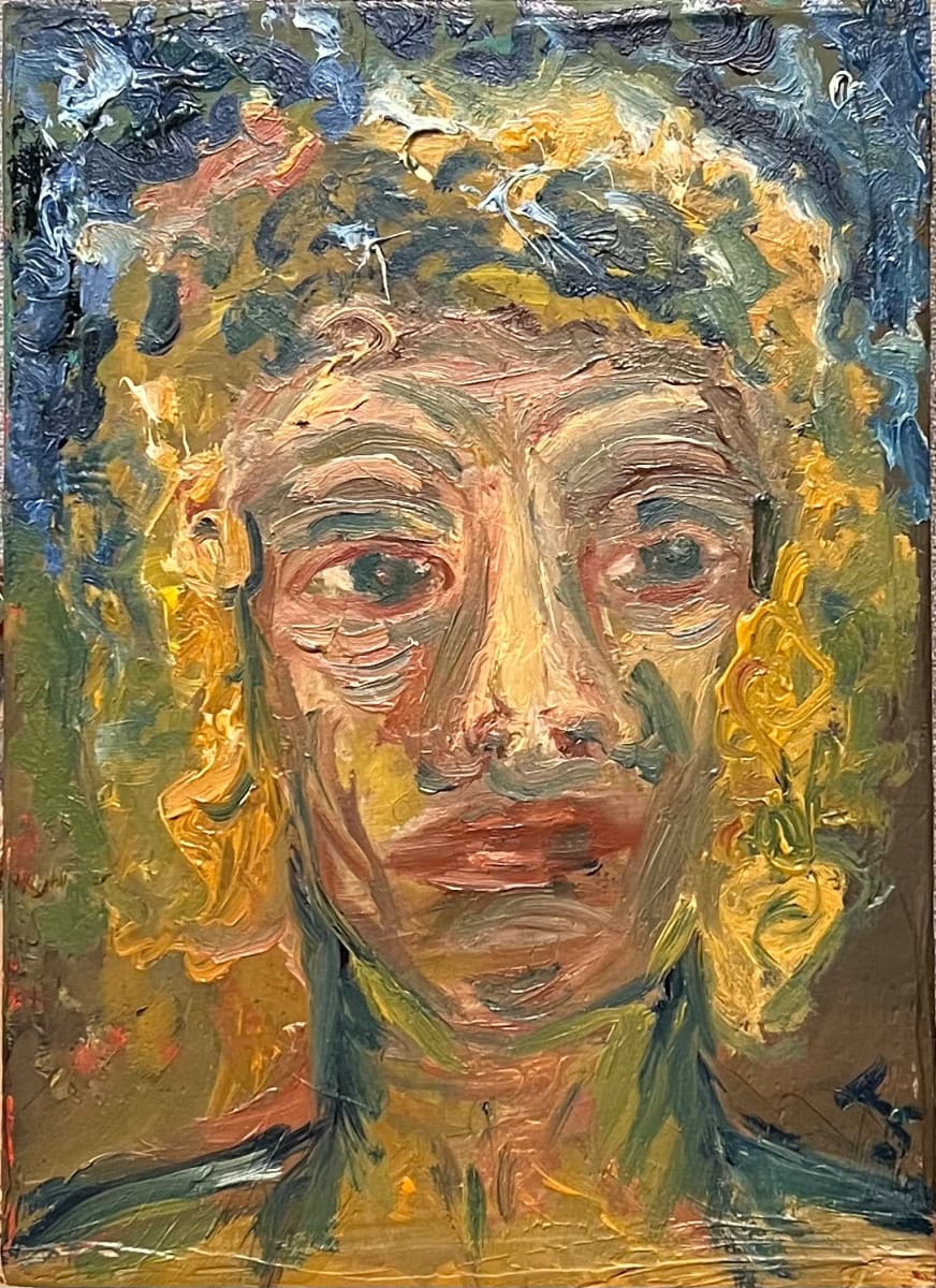 Mave by Henk Jonker  Image: Woman’ portrait in oil.