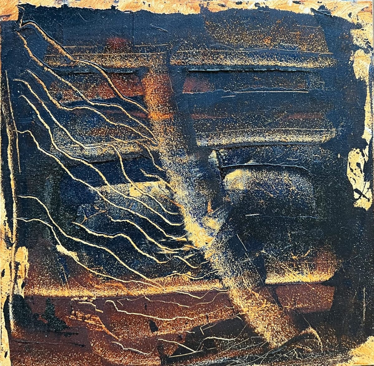 Blue Abstract 9 by Henk Jonker, Image 1.