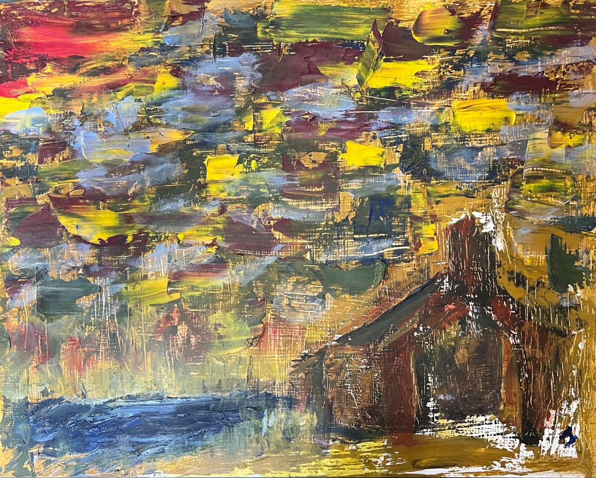 The Old Hay Barn by Henk Jonker 