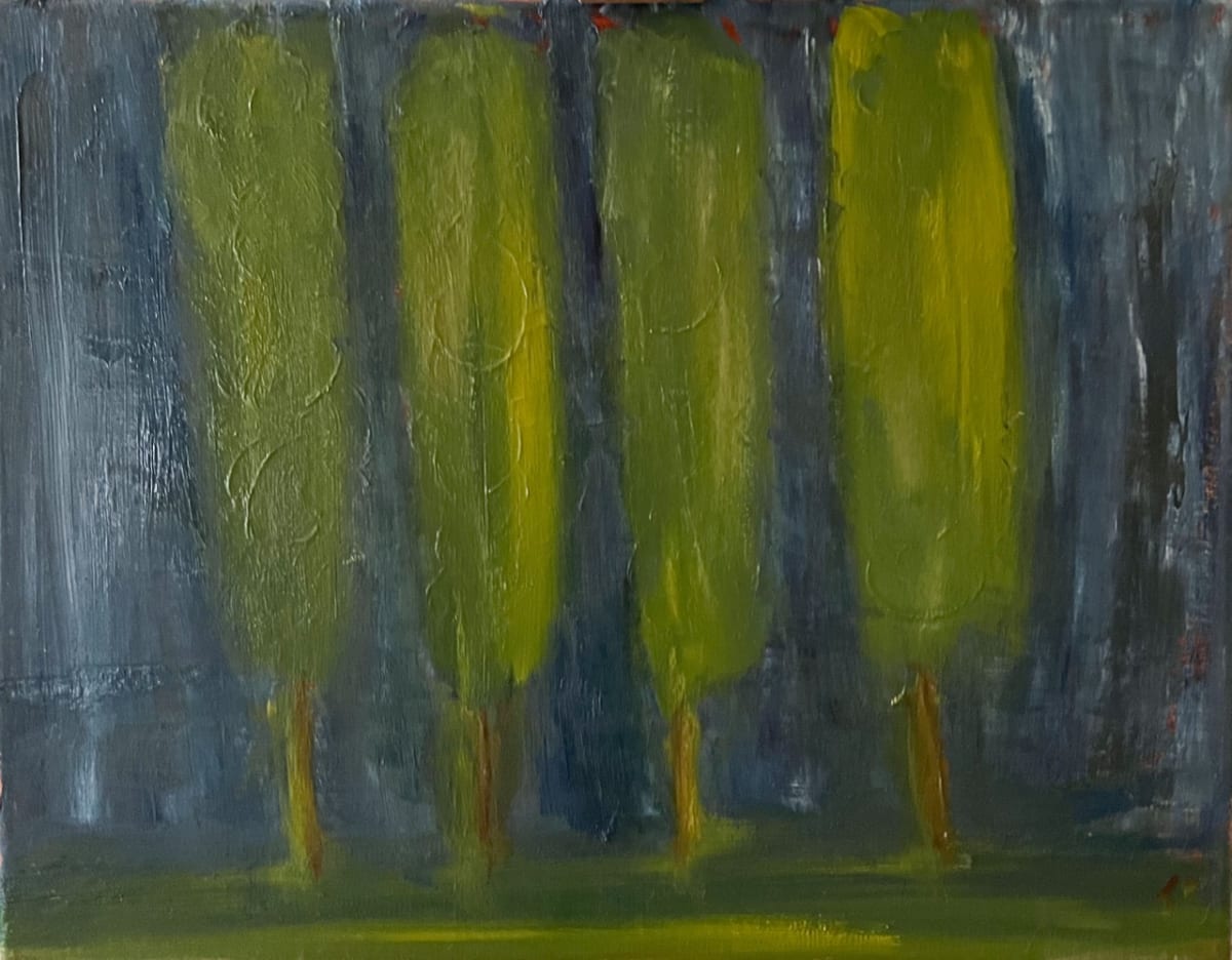 Four Cypresses by Henk Jonker, Image 1.