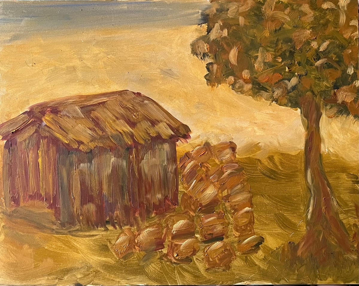 Hay Field & Barn by Henk Jonker 