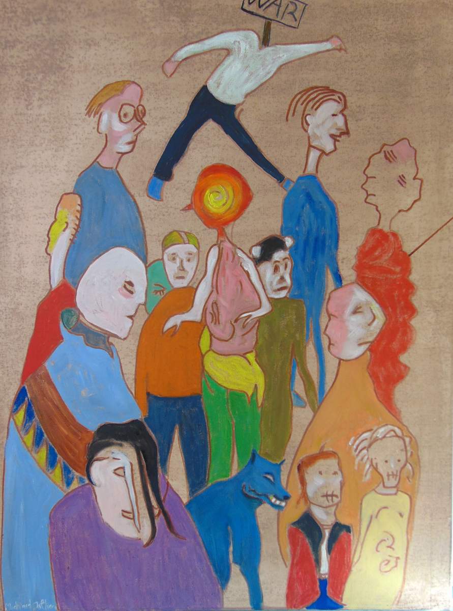 Everyone Was in Shock by Versonic-art  Image: On hearing about the start of a war in Europe