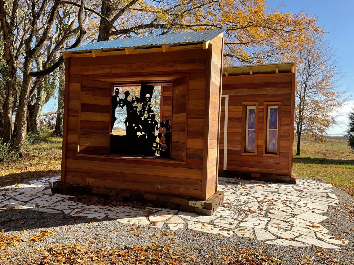 Bearing Witness: Praise House - Sun Shadows 10-2022 by Tony Bingham 
