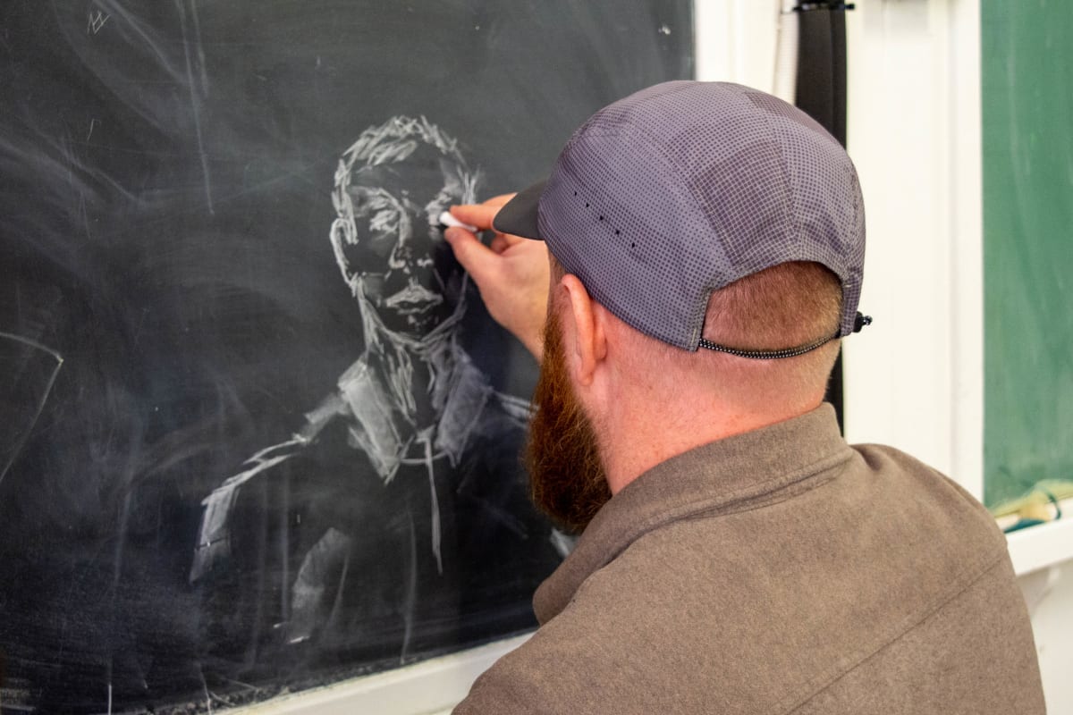 Emerging Traditional Artists Program Gathering at Pine Settlement School 
