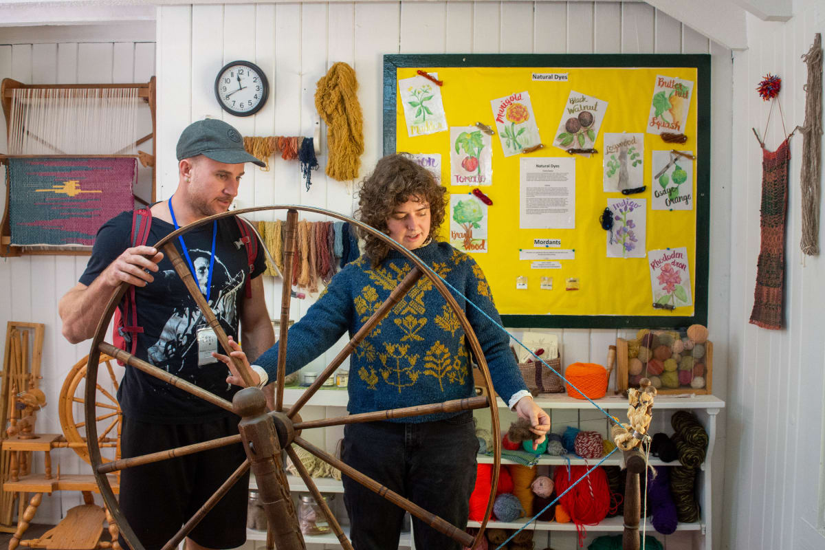 Emerging Traditional Artists Program Gathering at Pine Settlement School 