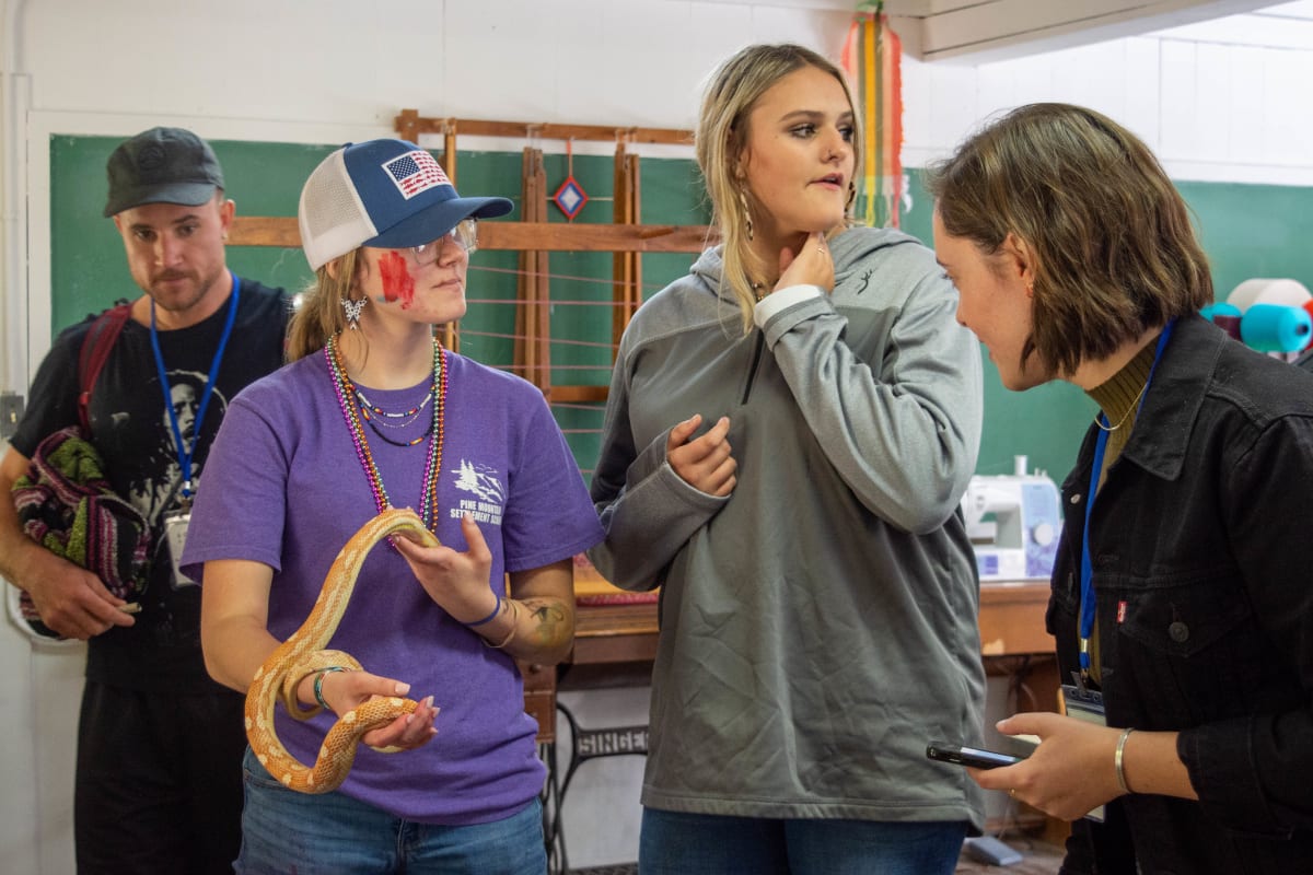 Emerging Traditional Artists Program Gathering at Pine Settlement School 