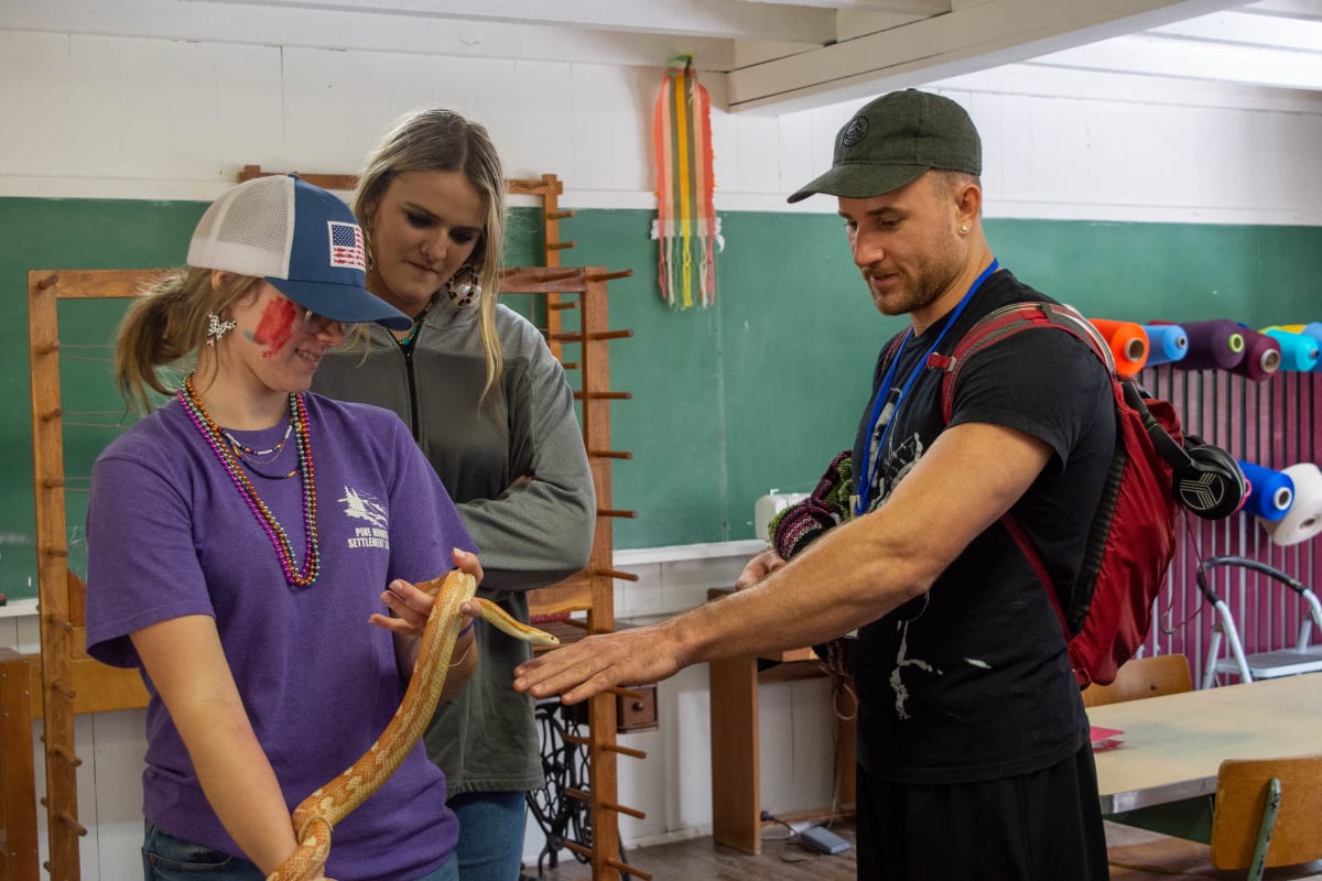 Emerging Traditional Artists Program Gathering at Pine Settlement School 