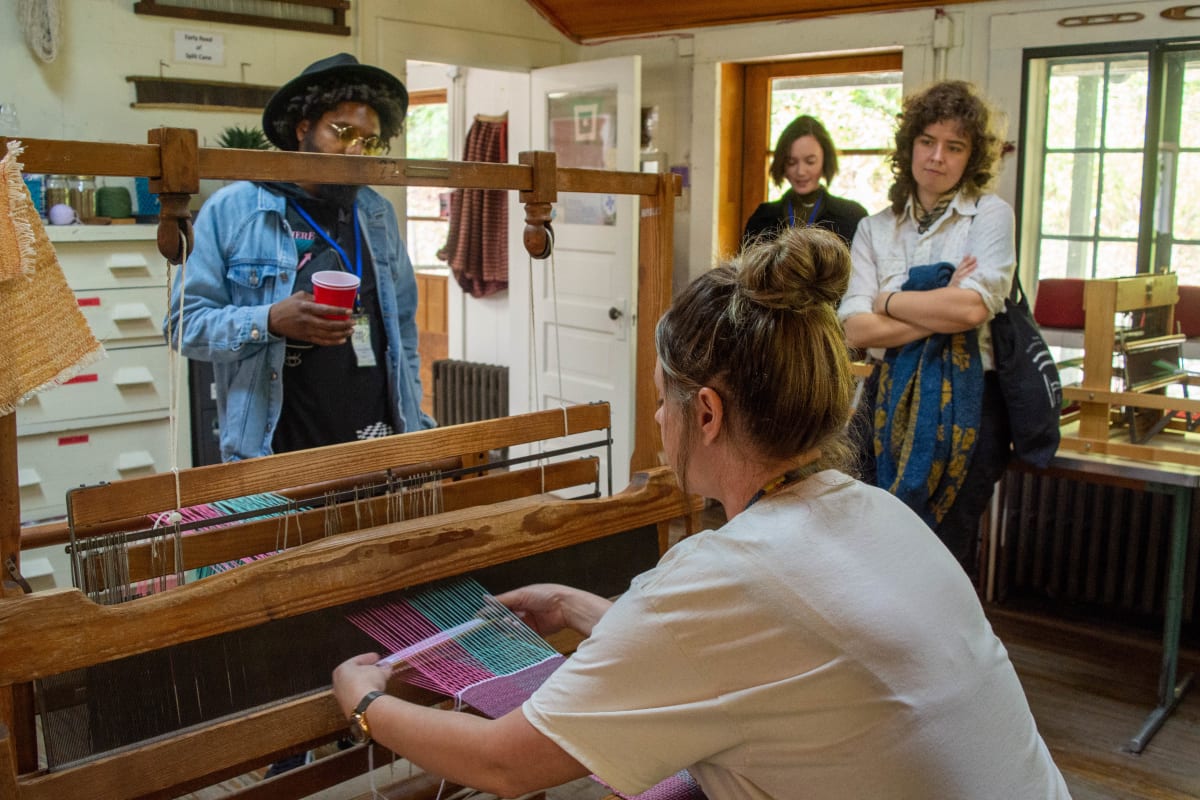 Emerging Traditional Artists Program Gathering at Pine Settlement School 