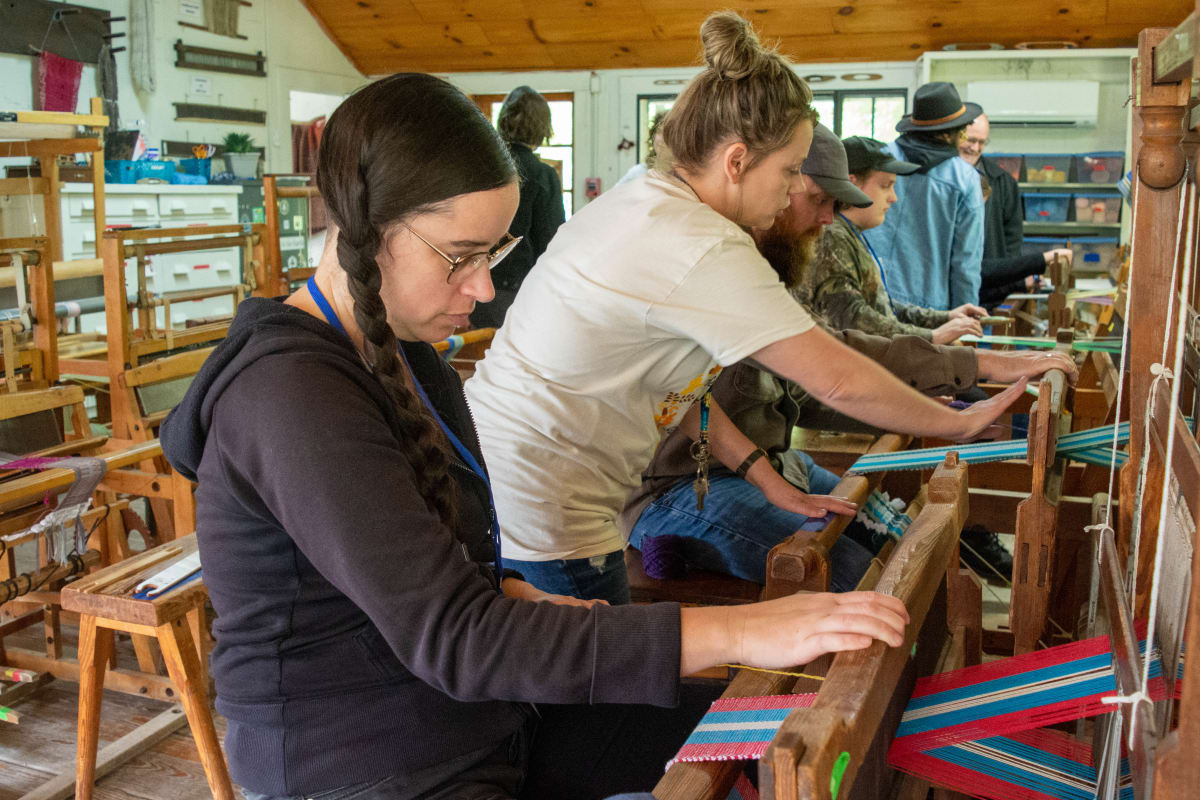 Emerging Traditional Artists Program Gathering at Pine Settlement School 