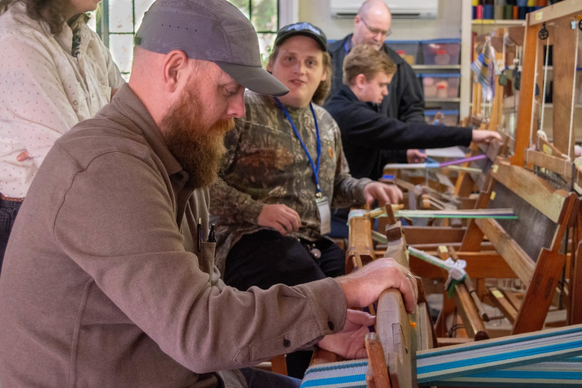 Emerging Traditional Artists Program Gathering at Pine Settlement School 