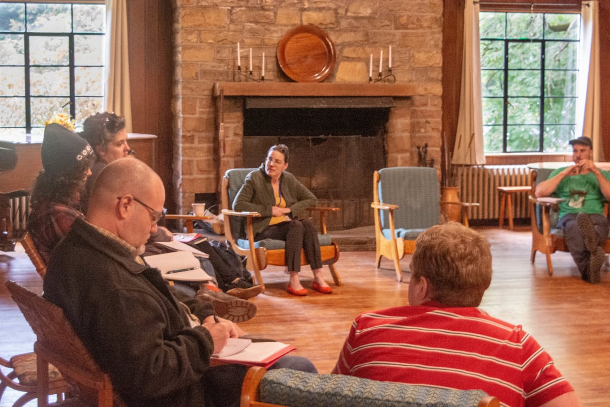 Emerging Traditional Artists Program Gathering at Pine Settlement School 