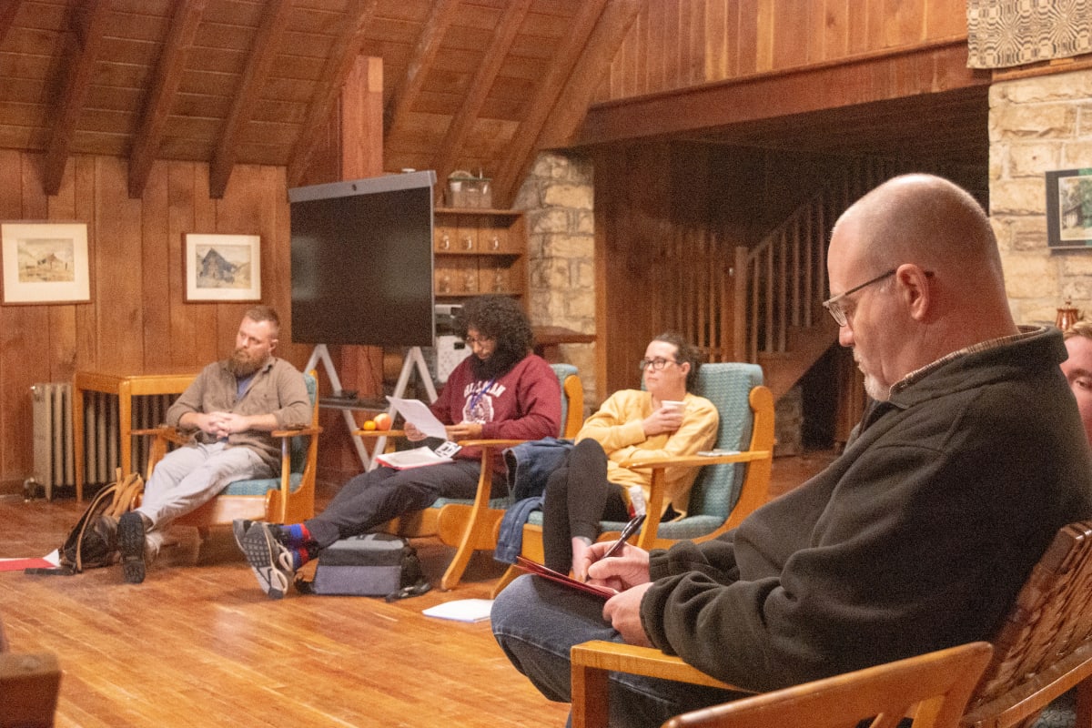 Emerging Traditional Artists Program Gathering at Pine Settlement School 