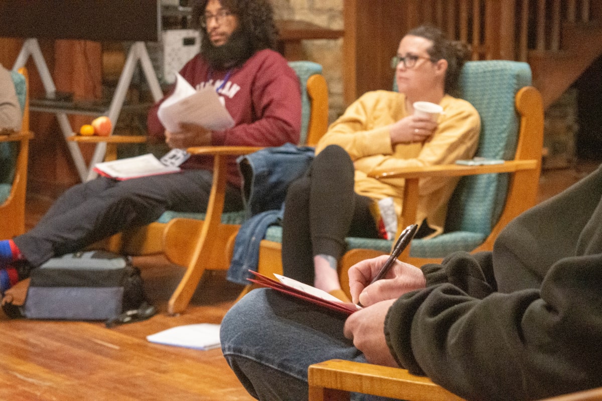 Emerging Traditional Artists Program Gathering at Pine Settlement School 