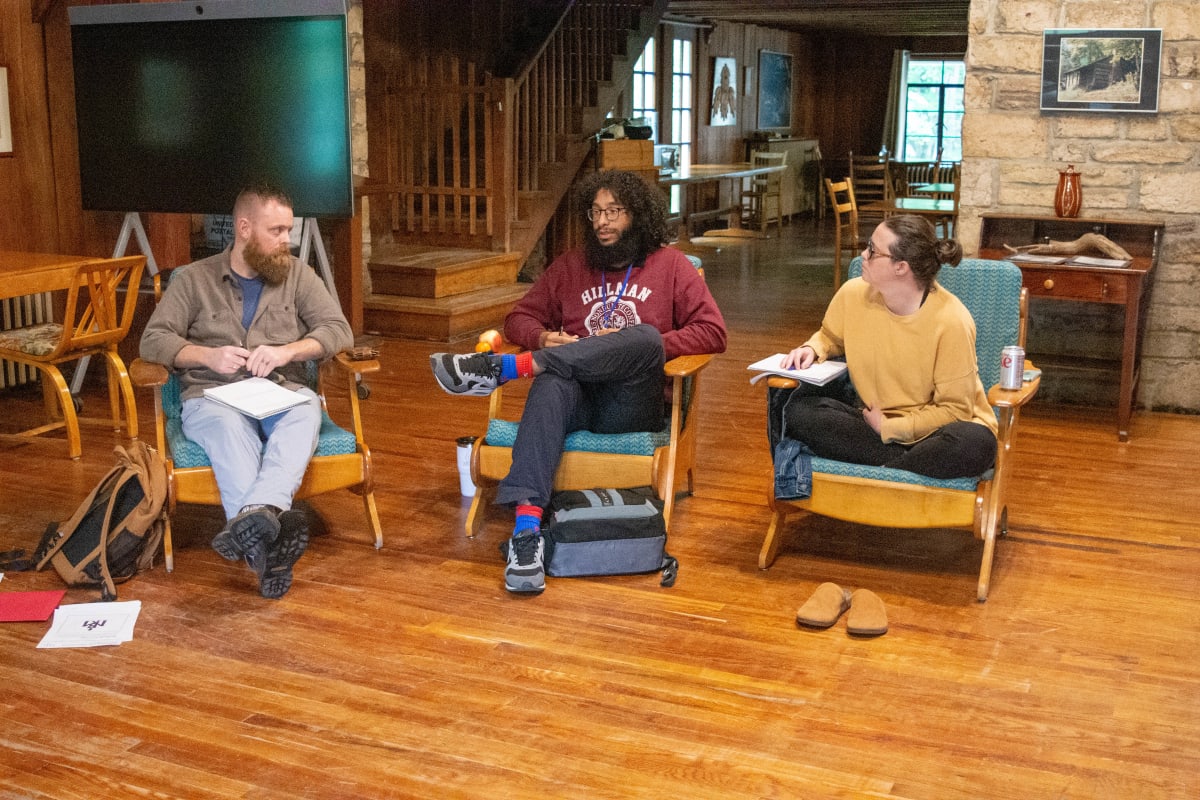 Emerging Traditional Artists Program Gathering at Pine Settlement School 