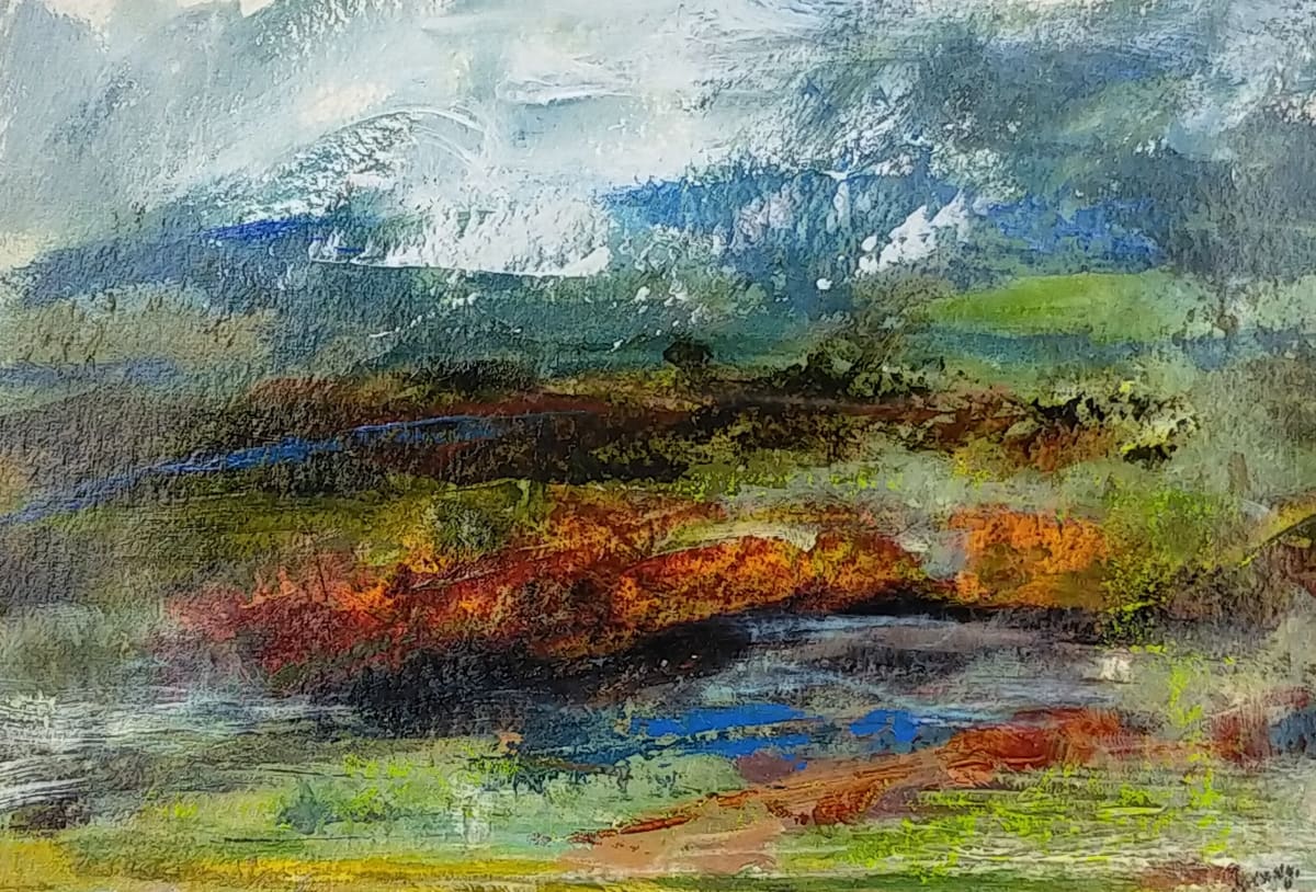 Quattro II by Lisa Scranney Palmer  Image: An energetic and unrefined landscape.  Can be bought on its own or with I, III or IV or all together!
