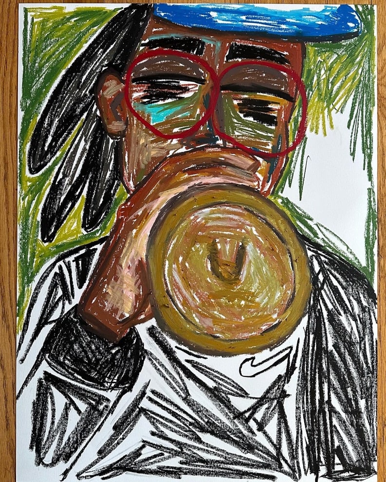 The trumpeter, No. 2 by Jessica Owens-Young 
