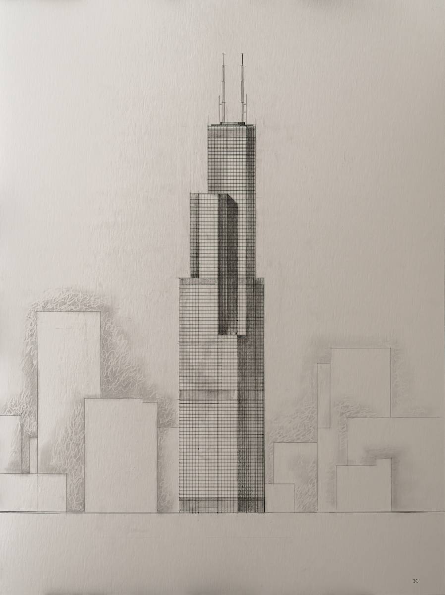 Willis Tower by Elena Kochetkova 