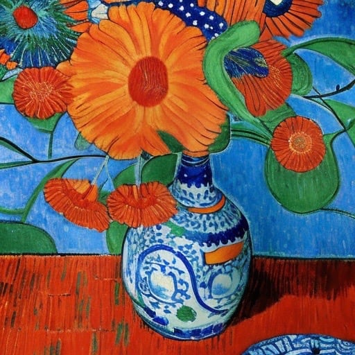 Floral Still Life Study 2021 by Karla Cohen 