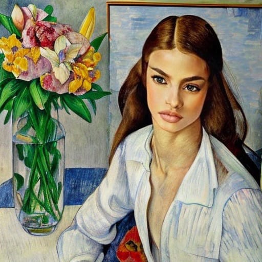 Woman of Color 4 by Karla Cohen  Image: Portrait of a Spanish woman