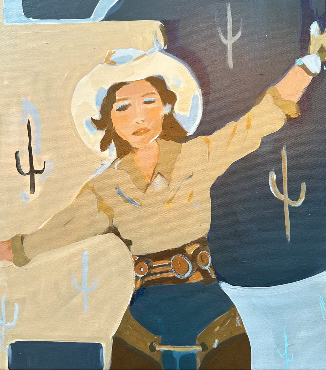 Open Skies by Ana Stapleton  Image: It takes courage to dream big, to throw our arms wide open and let the world expand. It's coming your way, cowgirl!