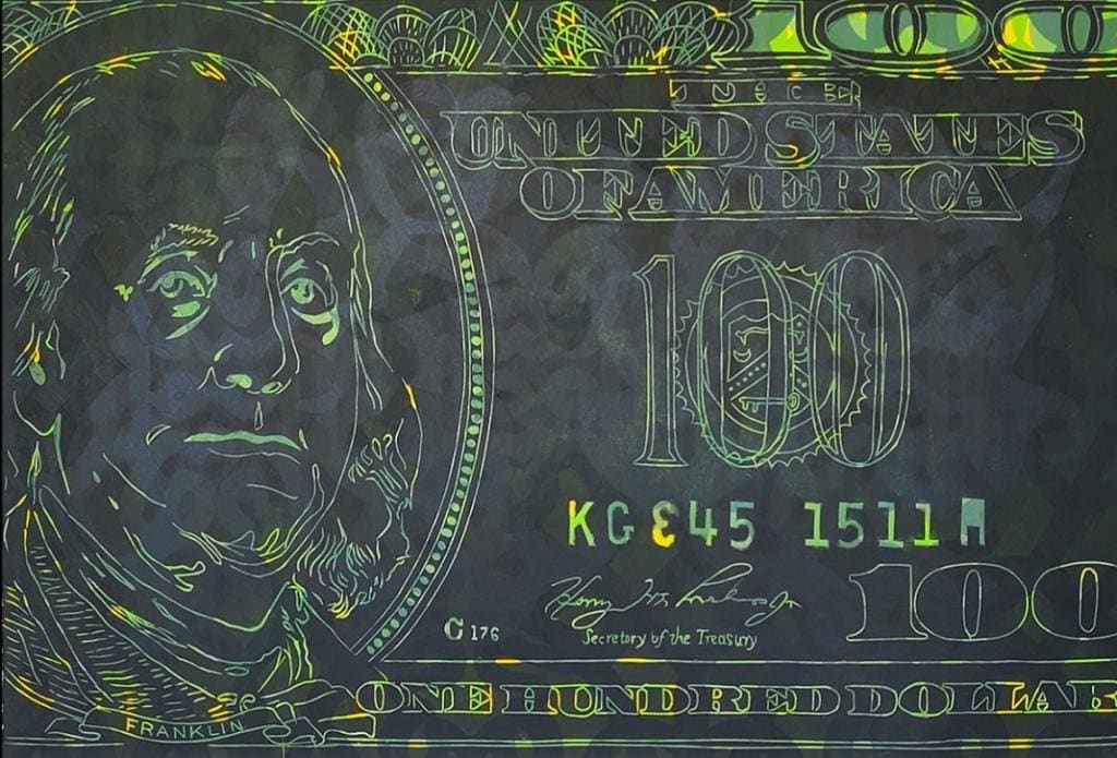 The Color of Money VI, by Maricela Sanchez 