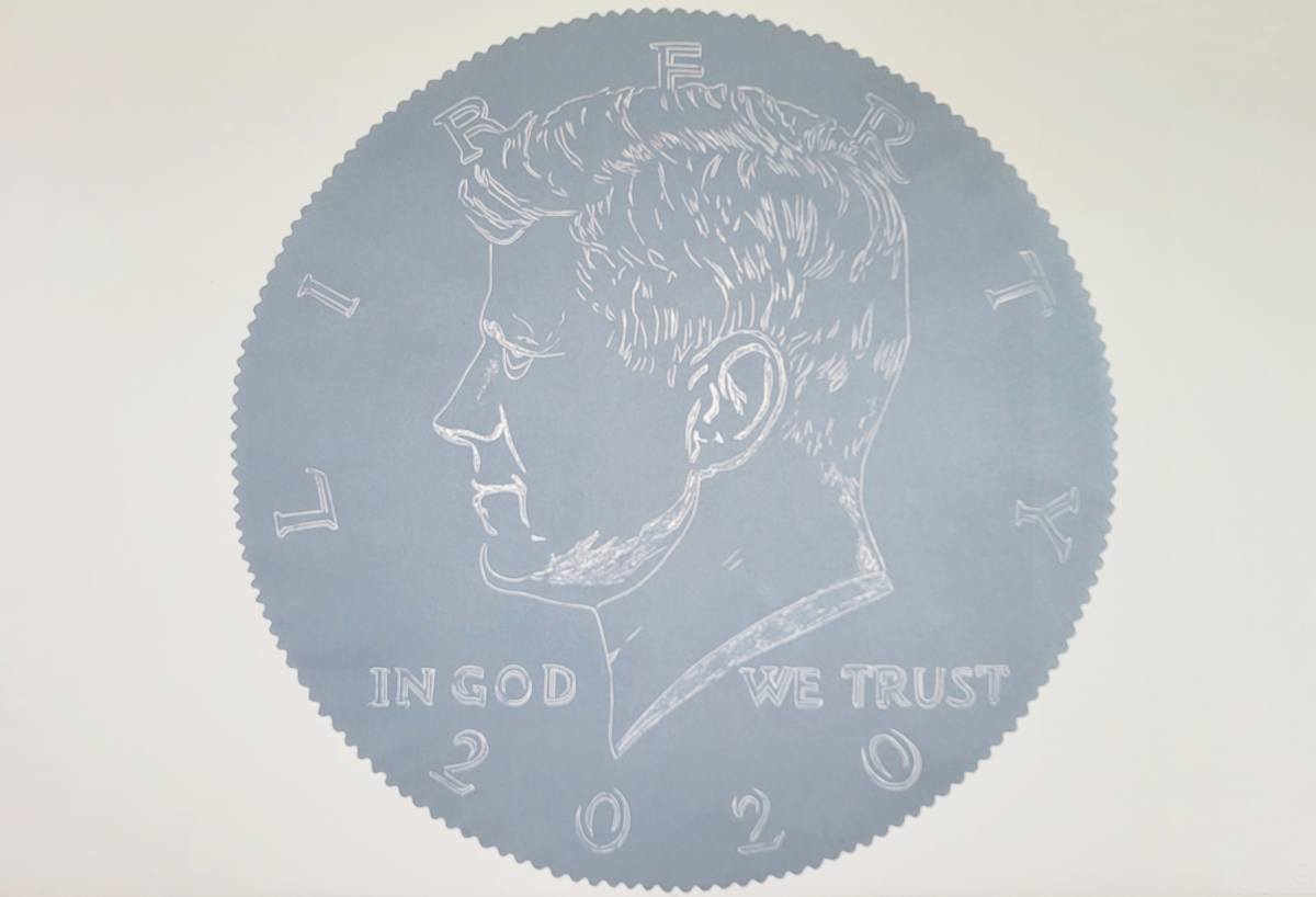 Half Dollar Coin II by Maricela Sanchez, Image 1.