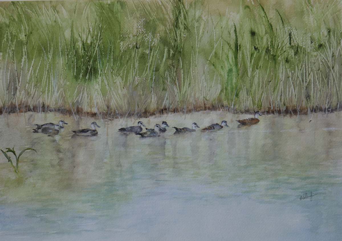 Family Day Out by Susan Wellingham 