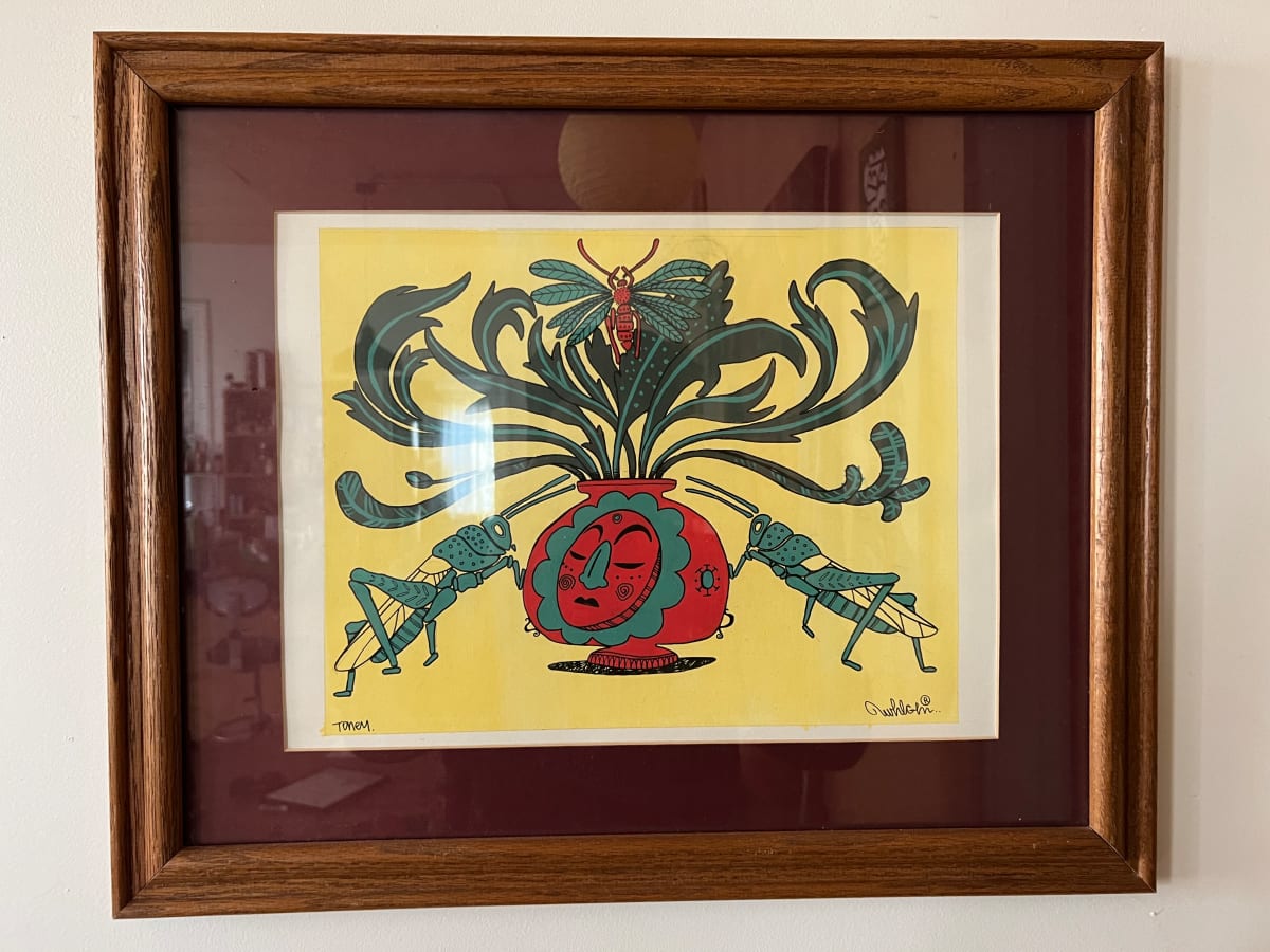 Goodnight little House Plant by Tony Whlgn 