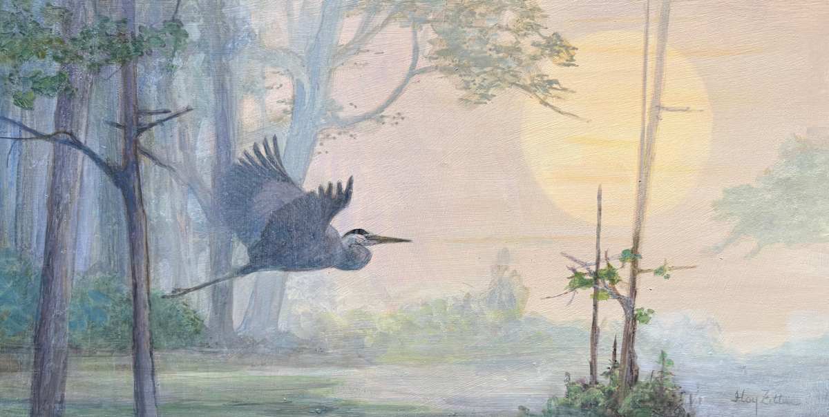 Heron Peace by Floy Zittin, Image 1.