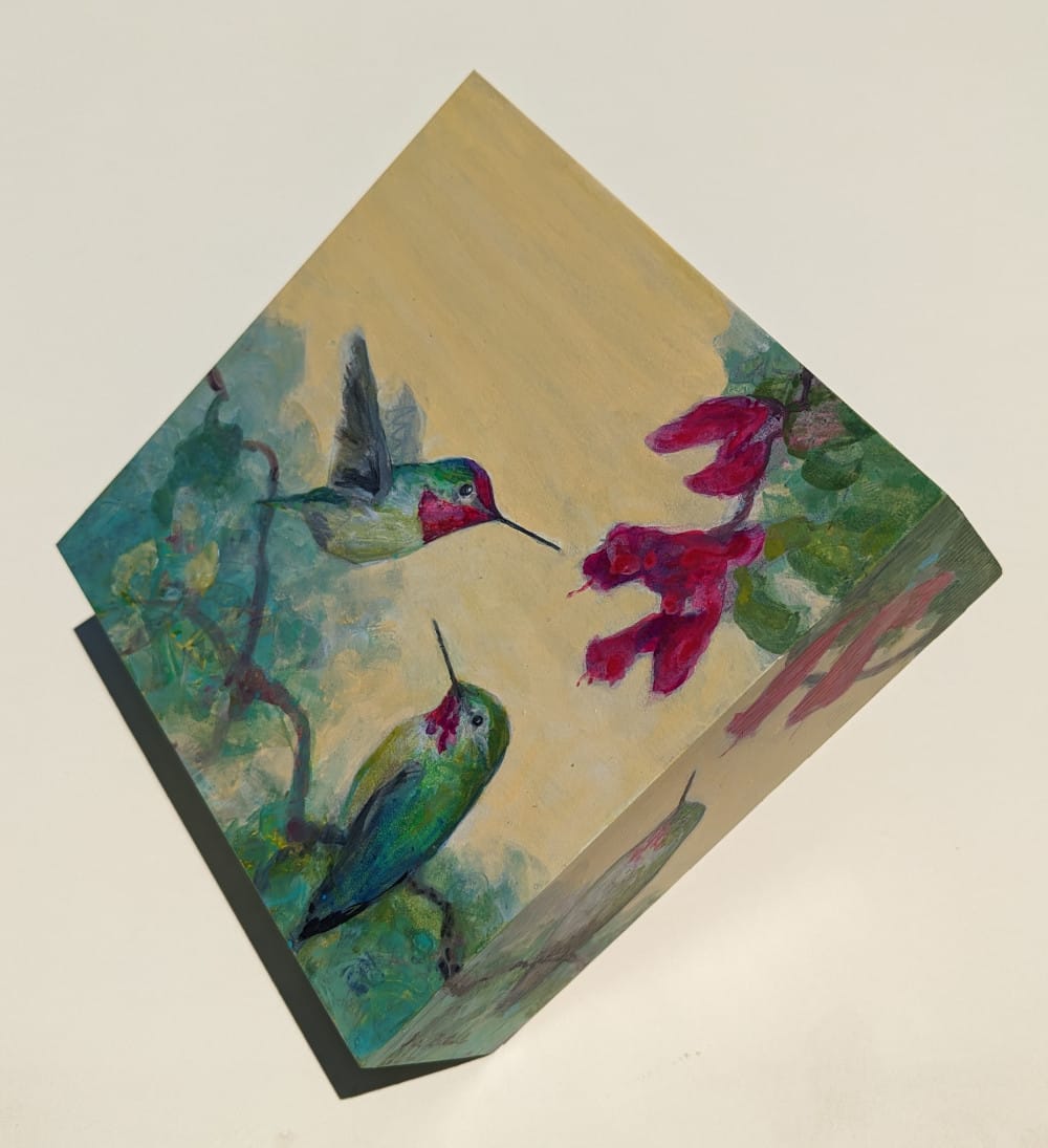 Hummingbird Cube by Floy Zittin, Image 1.