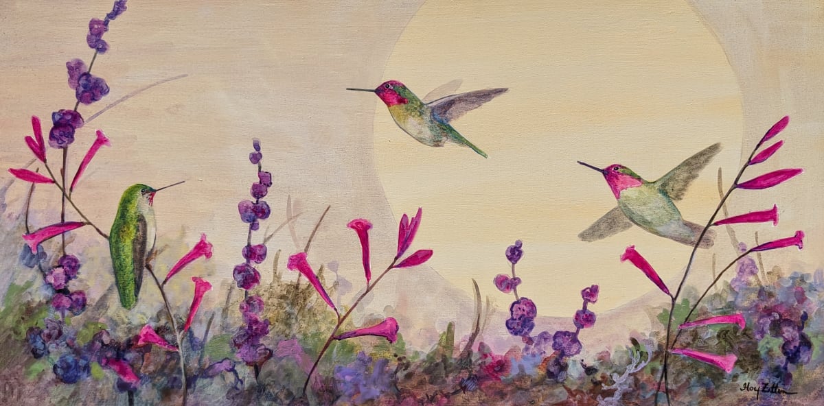 Hummingbird Trio by Floy Zittin, Image 1.
