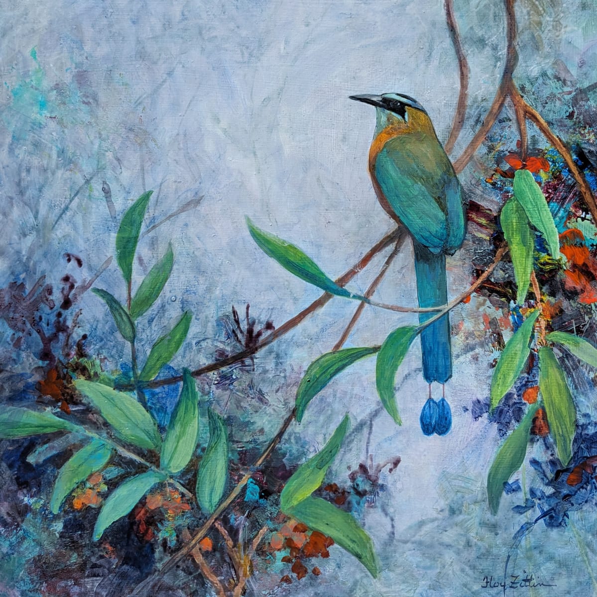 Lesson's Motmot by Floy Zittin, Image 1.
