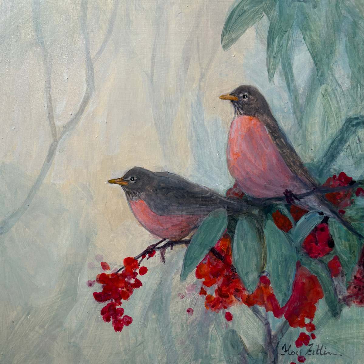 Robin Pair by Floy Zittin, Image 2.