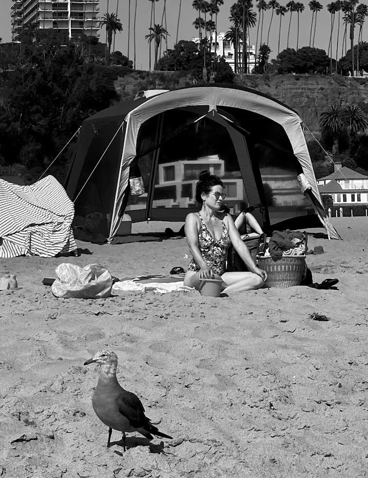 Beach Meditation by Anat Ambar 
