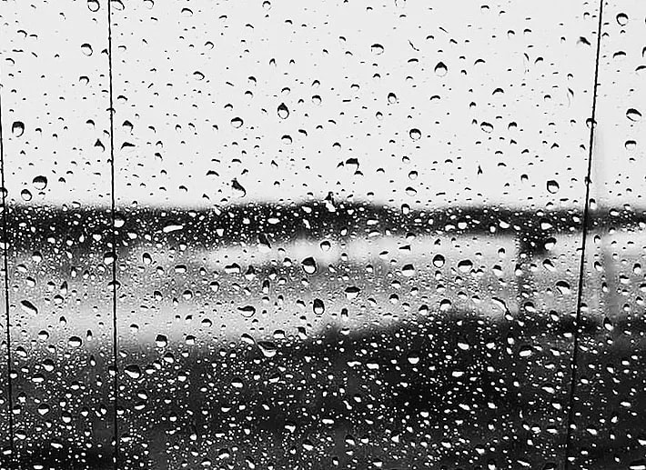 View From Wet Window by Anat Ambar 