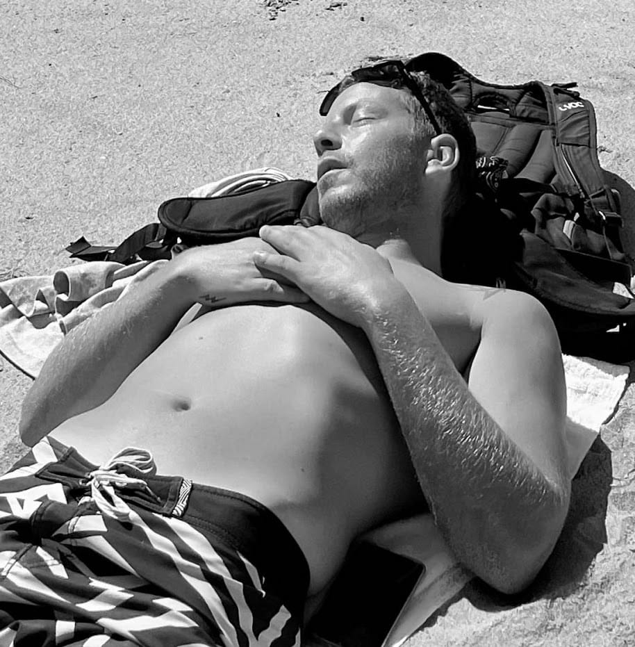 Beach Napping by Anat Ambar 